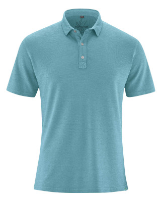 Hanf Herren Polo Shirt wave S
